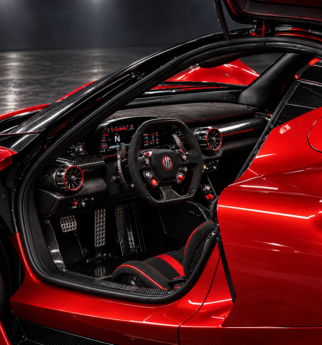 F310 SHMi V10 side and interior view